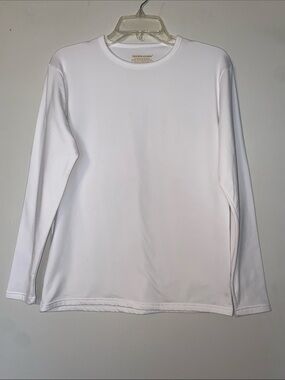 Thermajohn White Long Sleeve Tee